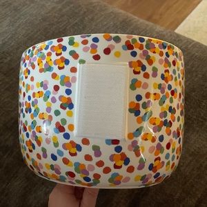 Happy everything large confetti bowl